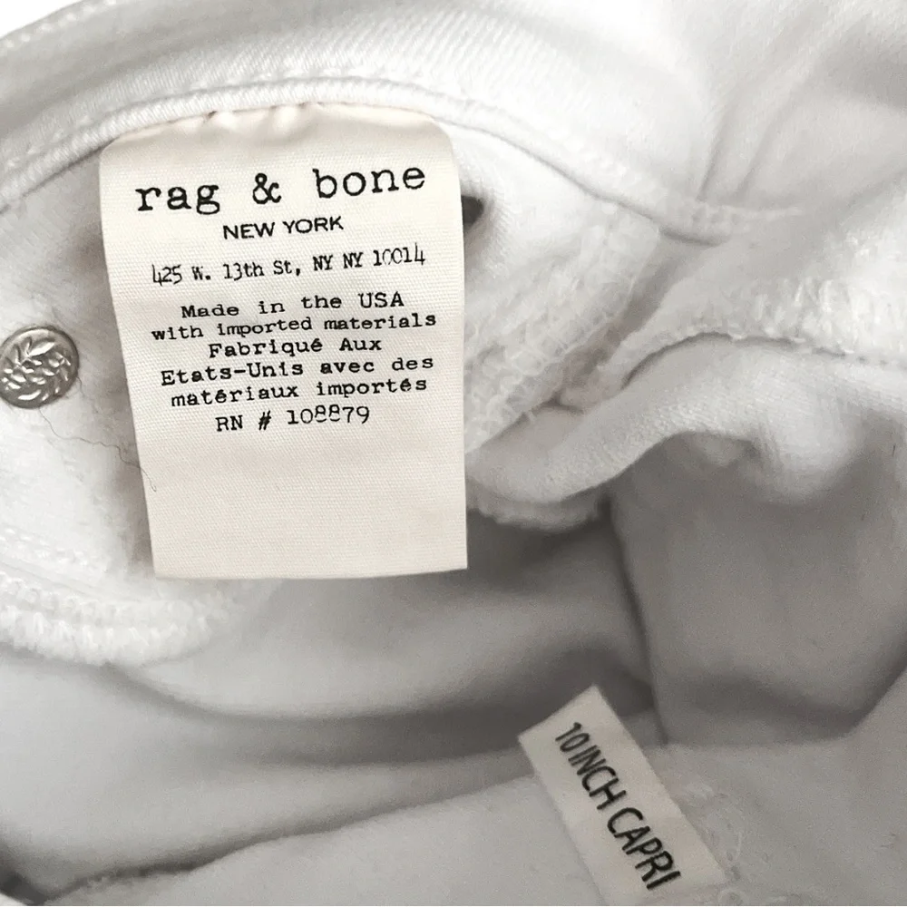 NWT Rag & Bone 10 Inch Capri Skinny Jeans - Picture 12 of 16